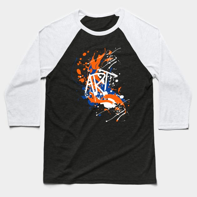 Street Art Baseball T-Shirt by Norse Magic